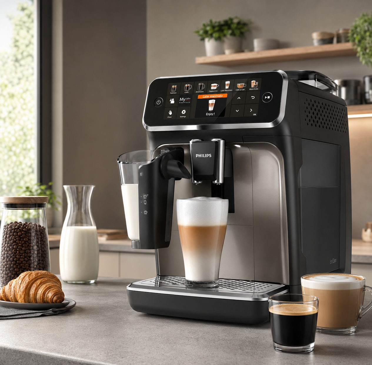 Your own café — every morning